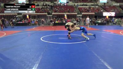 151 lbs Semifinal - Lane Spencer, Malta Mustang Wrestling Club vs Sawyer Pallett, Laurel Matburners