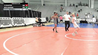 113 lbs Rr Rnd 2 - TJ Stauffer, Team Dark Horse Red - HSB vs Seth Hopkins, Shenandoah Valley Wrestling Club - HSB