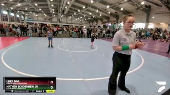 70 lbs Champ. Round 1 - Nathen Schoenbein Jr, Steve Page Grappling vs Luke Nail, Pirate Wrestling Club