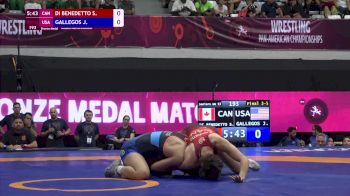 53 kg Bronze - Jaslynn Gallegos, USA vs Serena Di Benedetto, CAN