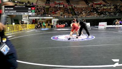 Junior Boys - 132 lbs Quarters - Manuel Ruiz, Monterey High School Wrestling vs Dylan Morton, Brawlers Wrestling Club