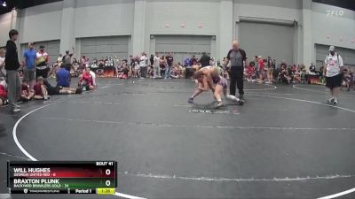 90 lbs Round 9 (10 Team) - Braxton Plunk, Backyard Brawlers Gold vs Will Hughes, Georgia United Red