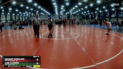 115 lbs Rd# 6- 9:00am Saturday Final Pool - Luke Flowers, East Coast Elite vs Zachary Donalson, Oklahoma Elite