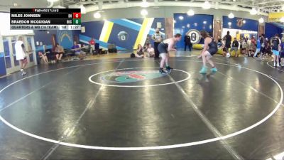 215 lbs Quarters & Wb (16 Team) - Miles Johnsen, Black Hive vs Braedon McGuigan, Buchholz