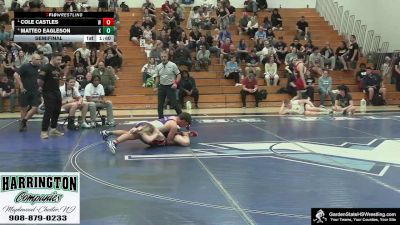 Boys-138 lbs Semifinal - Cole Castles, Wilson`s Wildcats vs Matteo Eagleson, Nick`s Knights