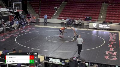 174 lbs Finals (2 Team) - Benjy Haubert, The Citadel vs Cortilius Vann, Morgan State