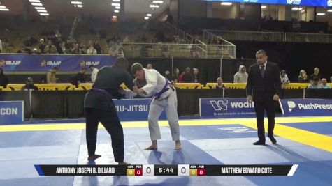Matthew Edward Cote vs Anthony Joseph R. Dillard 2026 Pan Jiu Jitsu IBJJF Championship