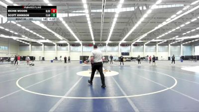 141 lbs Round 2 - Scott Johnson, Clarion vs Richie Woods, Bloomsburg