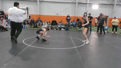 84 lbs Round 2 (6 Team) - Karalena Rodriguez, Lady Warriors United Maroon vs Braelynn Simmons, PA West Yellow