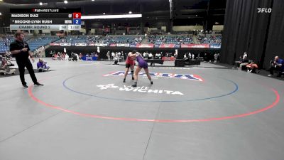 145 lbs Champ. Round 2 - Madison Diaz, Grand View vs Brooke-Lynn Rush, Missouri Valley