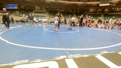 60 lbs Rr Rnd 3 - Louis Littleton, Collinsville Cardinal Youth Wrestling vs Carson Bacon, Owasso Takedown Club