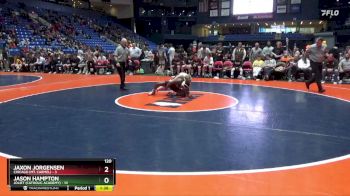 120 lbs Quarterfinals (8 Team) - Jason Hampton, Joliet (Catholic Academy) vs Jaxon Jorgensen, Chicago (Mt. Carmel)