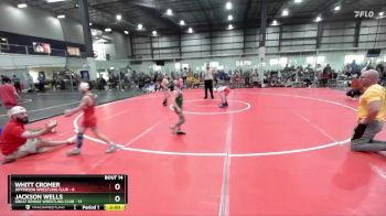 60 lbs Round 5 (6 Team) - Jackson Wells, GREAT BRIDGE WRESTLING CLUB vs Whitt Cromer, JEFFERSON WRESTLING CLUB