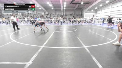 126 lbs Rr Rnd 1 - Connor Bayliss, Indiana Outlaws Yellow vs Jose Trejo, BC Predators