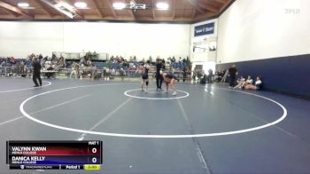 138 lbs 3rd Place Match - Valynn Kwan, Menlo College vs Danica Kelly, Menlo College