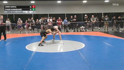 113 lbs Consi Of 16 #1 - Aiden Garcia, CA vs Chase Karenbauer, PA