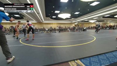 157 lbs Consi Of 8 #2 - Magomed Abdurakhimov, Thorobred vs Tristan Johns, Bishop Gorman HS