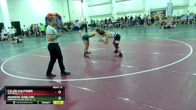 120 lbs Round 3 (16 Team) - Hudson Harlow, Nebraska Smash (Dev A) vs Caleb Gauthier, War Ready