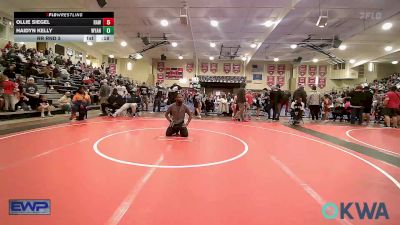 67 lbs Rr Rnd 3 - Piper Weisinger, Wyandotte Youth Wrestling vs Bryar Burch, Sperry Wrestling Club