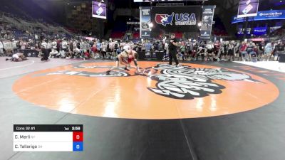 113 lbs Cons 32 #1 - Cooper Merli, NY vs Chazz Tallarigo, OH