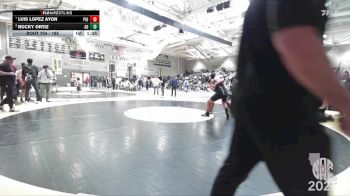185 lbs Quarterfinal - Luis Lopez Ayon, Pioneer vs Rocky Ortiz, Alpha Dawg