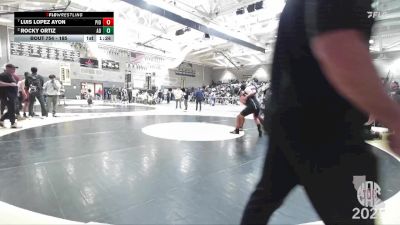 185 lbs Quarterfinal - Luis Lopez Ayon, Pioneer vs Rocky Ortiz, Alpha Dawg