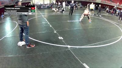 126 lbs 3rd Place Match - Katelynn Mosel, Plainview vs Lyla Brandt, HWA