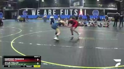 138 lbs Round 1 (4 Team) - Kylee Malloy, Michigan Queens Of The Mat vs Harmony Pennock, Girls Bad Bass