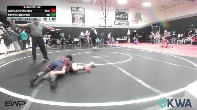 64-67 lbs Rr Rnd 2 - Lachlan Forrest, Northeast Take Down Club vs Rayvon Renfro, Joplin Youth Wrestling