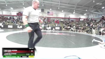 133 lbs Cons. Round 3 - Treygen Morin, West Liberty vs Landon Evans, Thomas More