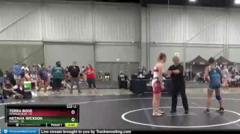 138 lbs Round 2 (8 Team) - Terra Booe, Michigan Blue vs Netavia Wickson, Illinois