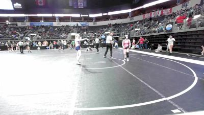 126-137.2 lbs Consi Of 8 #2 - Laken Griffin, Live Oak Wrestling Club vs Trysten Rittberger, OKC Girls