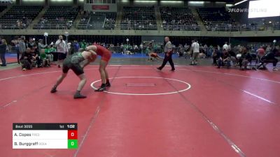 190 lbs Semifinal - Averi Copes, Frederica vs Ben Burggraff, Oceanview