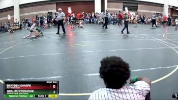 110 lbs Round 4 - Brayden Sharpe, Mat Monstars vs Graham Freshour, Greeneville Wrestling