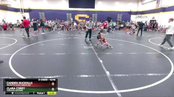 43/46 Semifinal - Camden Nuckolls, Palmetto State Wrestling vs Clara Corey, Carolina Reapers