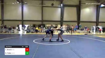 150 lbs 3rd Place - Tyson Brown, Villa Rica Wrestling vs Sigbjorn Foley, The Grind Wrestling Club