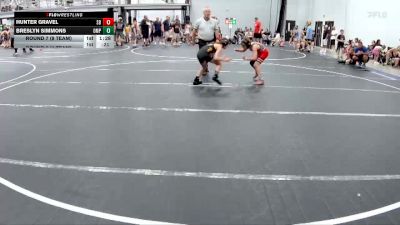 80 lbs Round 7 (8 Team) - Breslyn Simmons, OMP vs Hunter Gravel, Smitty`s Barn