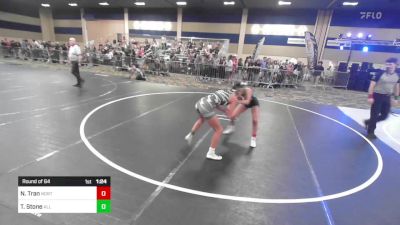 109 lbs Round Of 64 - Nhung Tran, North Coast Grapplers vs Tommy Stone, All In Wr Ac