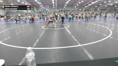 114 lbs Rr Rnd 1 - Sidney Sambula, OBWC Superheros Themyscira - HSG vs Maria Baldwin, MetroWest United Teal - HSG