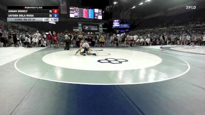 150 lbs Cons. Rd Of 64 - Jonah Erdely, PA vs Jayden Dela Rosa, CA