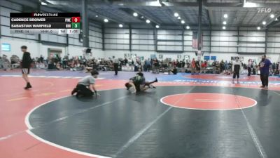 126 lbs 1 - Cadence Brower, PINECREST vs Sabastian Warfield, HEAVY HITTING HAMMERS