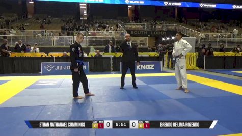 Ethan Nathanael Cummings vs Brendo De Lima Rozendo 2025 Pan Jiu Jitsu IBJJF Championship