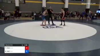 55 kg Prelims - Tyler Klein, Wisconsin vs Brandon Hall, World Gold Wrestling Club