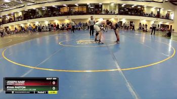 141 Freshman/Soph 5th Place Match - Ryan Parton, Jamestown Community College vs Joseph Naef, Averett University