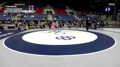 120 lbs Cons. Rd Of 16 - Case Bridge, IN vs Cruzer Dominguez, NE