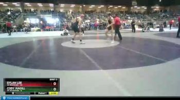 160 lbs Quarterfinals (8 Team) - Dylan Lee, 5A Redmond vs Cody Magill, 5A Silverton