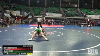 1A-4A 144 Cons. Round 4 - Elijah Dick, Ashville vs Sam Henderson, Fultondale