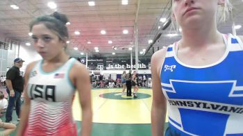 122 lbs Rr Rnd 1 - Layla Namerow, Kraken Black - Girls vs Mallory Stetter, Central Pennies