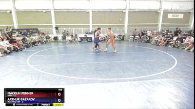 165 lbs Placement Matches (8 Team) - Macklin Penner, Iowa vs Arthur Gazarov, Washington