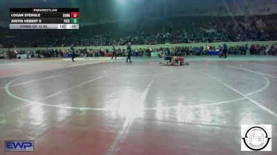 160 lbs Consi Of 16 #2 - Logan Stengle, Comanche MS vs Justin Hebert II, Poteau
